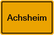 Grundbuchauszug Achsheim