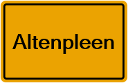Grundbuchauszug Altenpleen