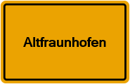 Grundbuchauszug Altfraunhofen