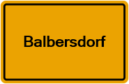 Grundbuchauszug Balbersdorf