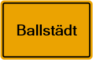 Grundbuchauszug Ballstädt