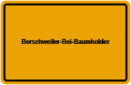 Grundbuchauszug Berschweiler-Bei-Baumholder