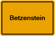 Grundbuchauszug Betzenstein