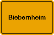 Grundbuchauszug Biebernheim