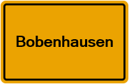 Grundbuchauszug Bobenhausen