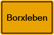 Grundbuchauszug Borxleben