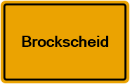 Grundbuchauszug Brockscheid