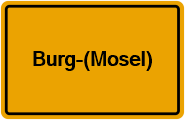 Grundbuchauszug Burg-(Mosel)