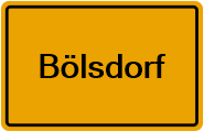 Grundbuchauszug Bölsdorf