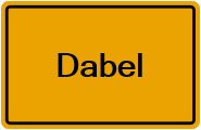 Grundbuchauszug Dabel
