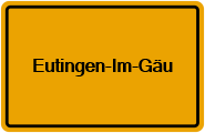 Grundbuchauszug Eutingen-Im-Gäu