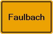 Grundbuchauszug Faulbach