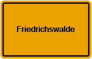 Grundbuchauszug Friedrichswalde