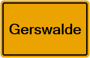 Grundbuchauszug Gerswalde