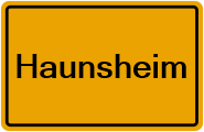 Grundbuchauszug Haunsheim