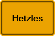 Grundbuchauszug Hetzles