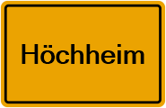 Grundbuchauszug Höchheim