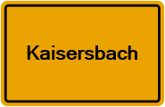 Grundbuchauszug Kaisersbach