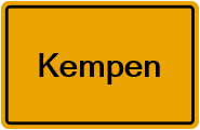 Grundbuchauszug Kempen