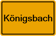 Grundbuchauszug Königsbach