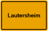 Grundbuchauszug Lautersheim