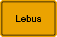 Grundbuchauszug Lebus