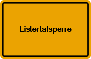 Grundbuchauszug Listertalsperre