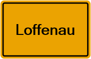 Grundbuchauszug Loffenau