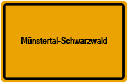 Grundbuchauszug Münstertal-Schwarzwald