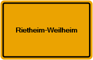 Grundbuchauszug Rietheim-Weilheim