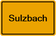 Grundbuchauszug Sulzbach