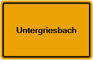 Grundbuchauszug Untergriesbach