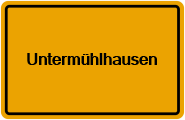 Grundbuchauszug Untermühlhausen