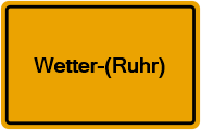 Grundbuchauszug Wetter-(Ruhr)