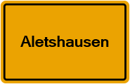Grundbuchauszug Aletshausen