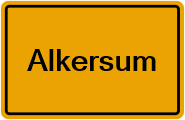 Grundbuchauszug Alkersum