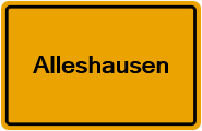 Grundbuchauszug Alleshausen