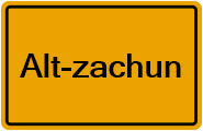 Grundbuchauszug Alt-zachun