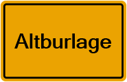 Grundbuchauszug Altburlage