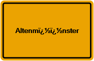 Grundbuchauszug Altenmï¿½Ï¿½Nster