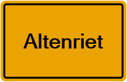 Grundbuchauszug Altenriet