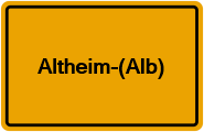 Grundbuchauszug Altheim-(Alb)