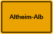 Grundbuchauszug Altheim-Alb