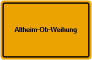 Grundbuchauszug Altheim-Ob-Weihung