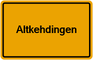 Grundbuchauszug Altkehdingen