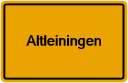Grundbuchauszug Altleiningen