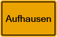 Grundbuchauszug Aufhausen