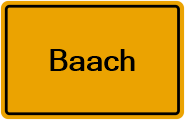 Grundbuchauszug Baach