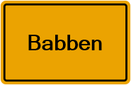 Grundbuchauszug Babben