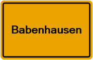 Grundbuchauszug Babenhausen